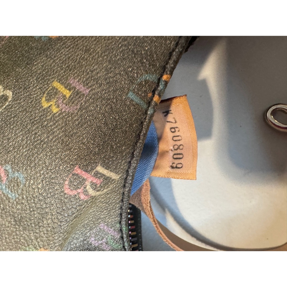 Dooney & Bourke Rainbow Logo Y2K Handbag canvas - Picture 12 of 12